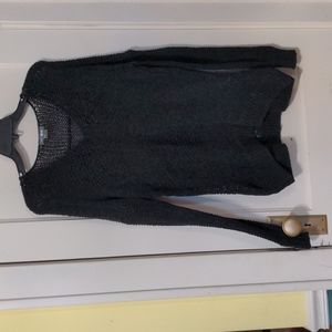 Vince XS black knit sweater long sleeve